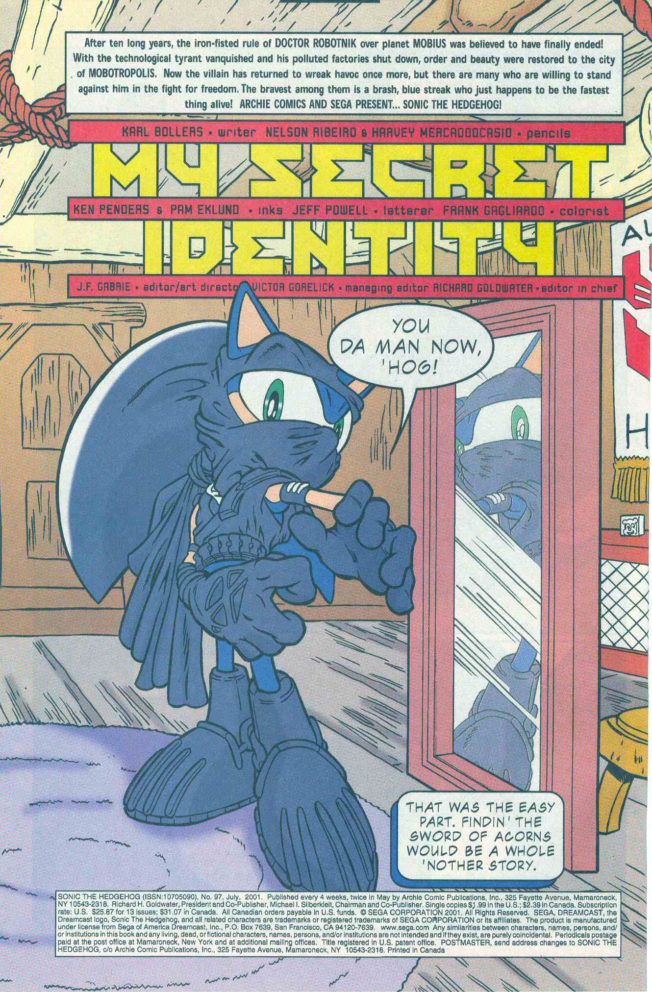 Sonic - Archie Adventure Series July 2001 Page 02